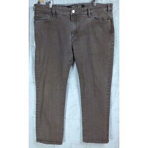 34 Heritage Men Charisma Comfort-Rise Classic Jeans Brown 44/34 Measures 42/28